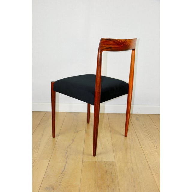 Vintage German Black Chairs from Lübke, 1970s, Set of 4 For Sale - Image 6 of 17