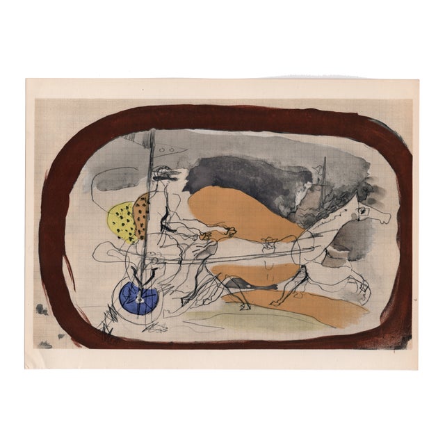 Georges Braque, Chariot with Horse, 1955, Lithograph For Sale