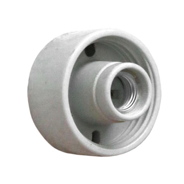 Bauhaus Vintage Industrial Opaline Glass Sconce, 1950s For Sale - Image 3 of 6