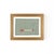 Maude the Rust Cigarette by Willa Heart in Gold Frame, Mini Art Print For Sale