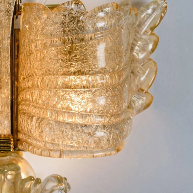 Large Wall Lights by Barovier & Toso, Italy, Set of 2 For Sale - Image 3 of 13