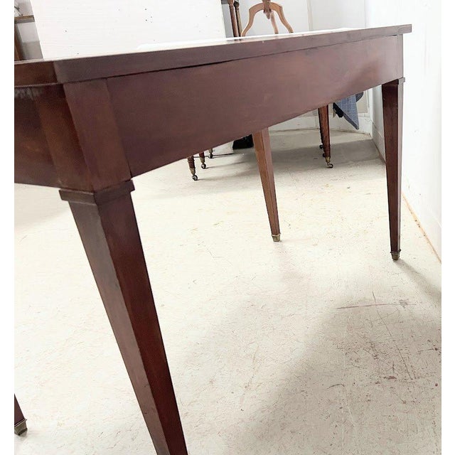 Louis XVI Style Desk in Mahogany and Veneer, 20th Century For Sale - Image 9 of 13