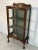 Wood English Art Deco Display Cabinet, 1930s For Sale - Image 7 of 11