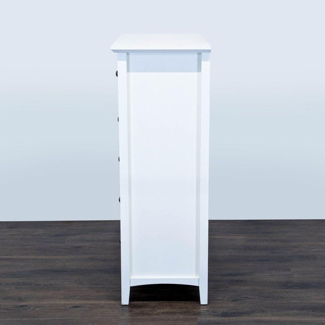 Modus Paragon White 5-Drawer Dresser With Classic Black Knobs, Attributed For Sale - Image 4 of 10