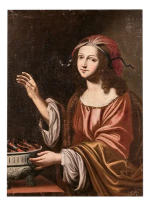 Italian School Artist, Allegory of Winter, 17th Century, Oil on Canvas
