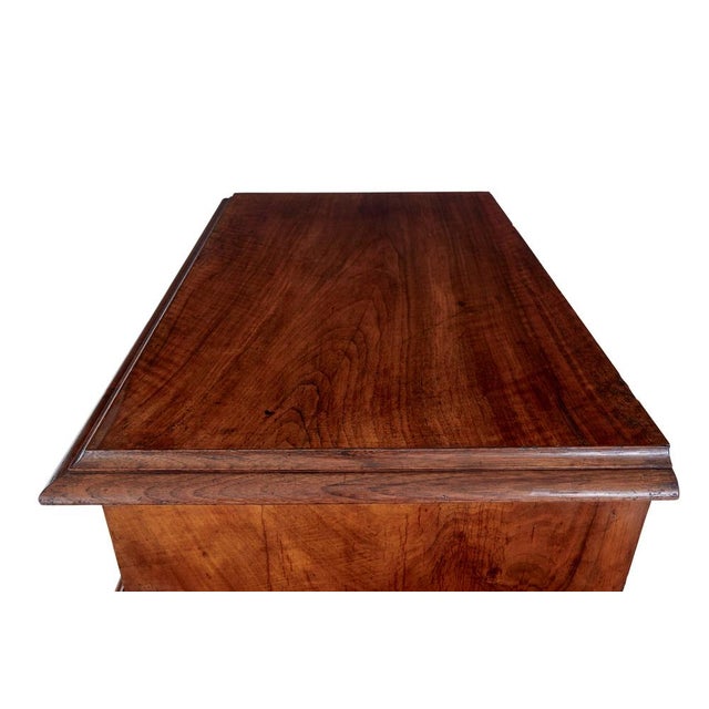 Antique Burr Walnut Chest of Drawers, 1890 For Sale - Image 9 of 14