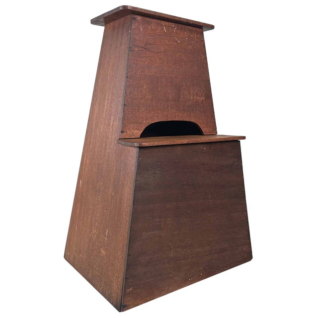 Fumidai Wooden Stepping Stool, 1920s For Sale