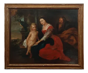 Pierre-Paul Rubens, The Holy Family Known as the Virgin and the Parrot, 1600s, Oil on Canvas