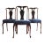 Chippendale Style Dining Chairs - Set of 3 For Sale