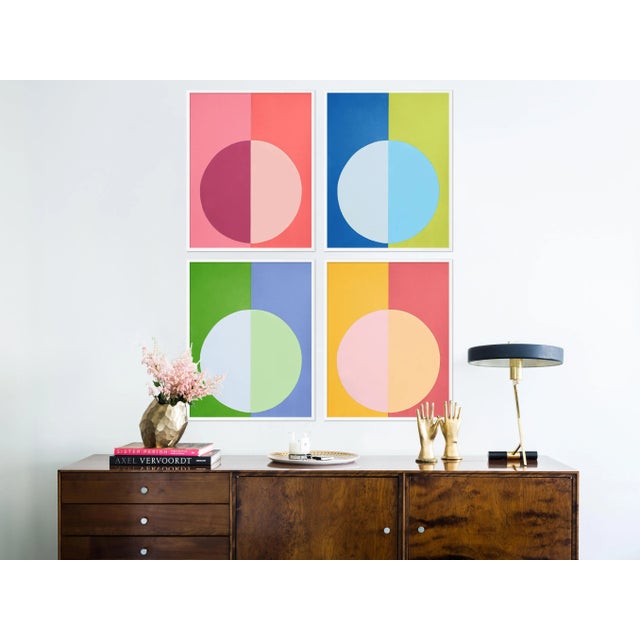 DESCRIPTION: Summer Forevers Set of 4 by Stephanie Henderson in White Frame, Medium Art Print SPECIFICATIONS: Type: Framed...