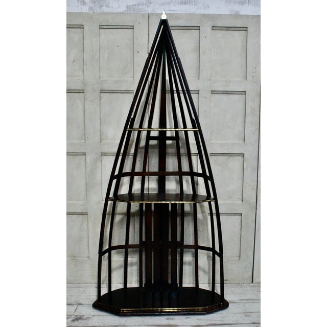 Wood Vintage Wooden Skeleton Canoe Bookshelf, 1940s For Sale - Image 7 of 10