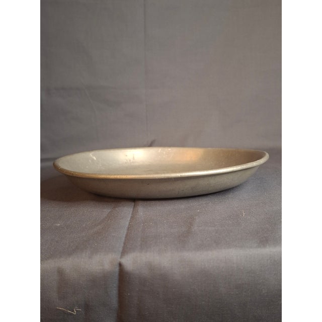 Rustic Antique 18thC German Pewter Judaica Shallow Bowl Georg Daniel Mayse Hebrew For Sale - Image 3 of 14