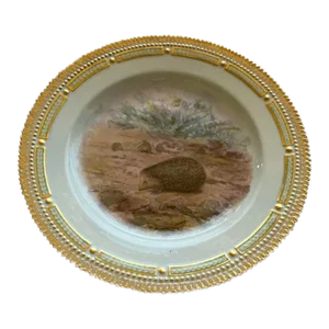 1960s Royal Copenhagen Fauna Danica Dinner Plate