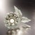 1990s Mikimoto Estate Akoya Flower Pearl Brooch Pin Sterling Silver 6.16 mm For Sale In New York - Image 6 of 10