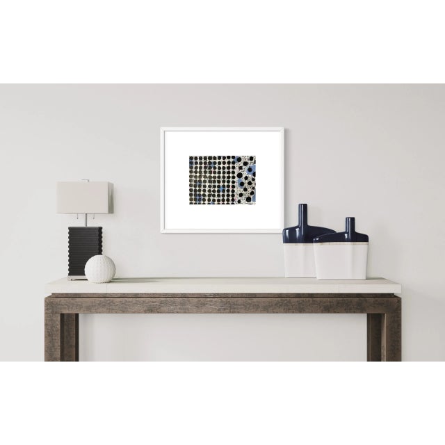 A vibrant mixed media piece by mid career artist Ben Junta. Paint markers, acrylic paint on found photo. Sold Unframed.