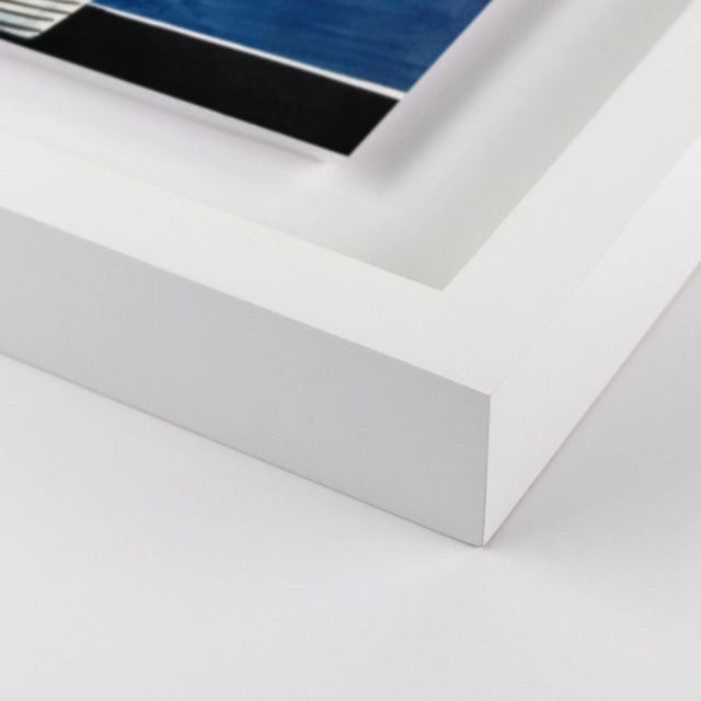 DESCRIPTION: Fluffy Flowers by Jelly Chen in White Framed Paper, Medium Art Print SPECIFICATIONS: Type: Framed Paper....