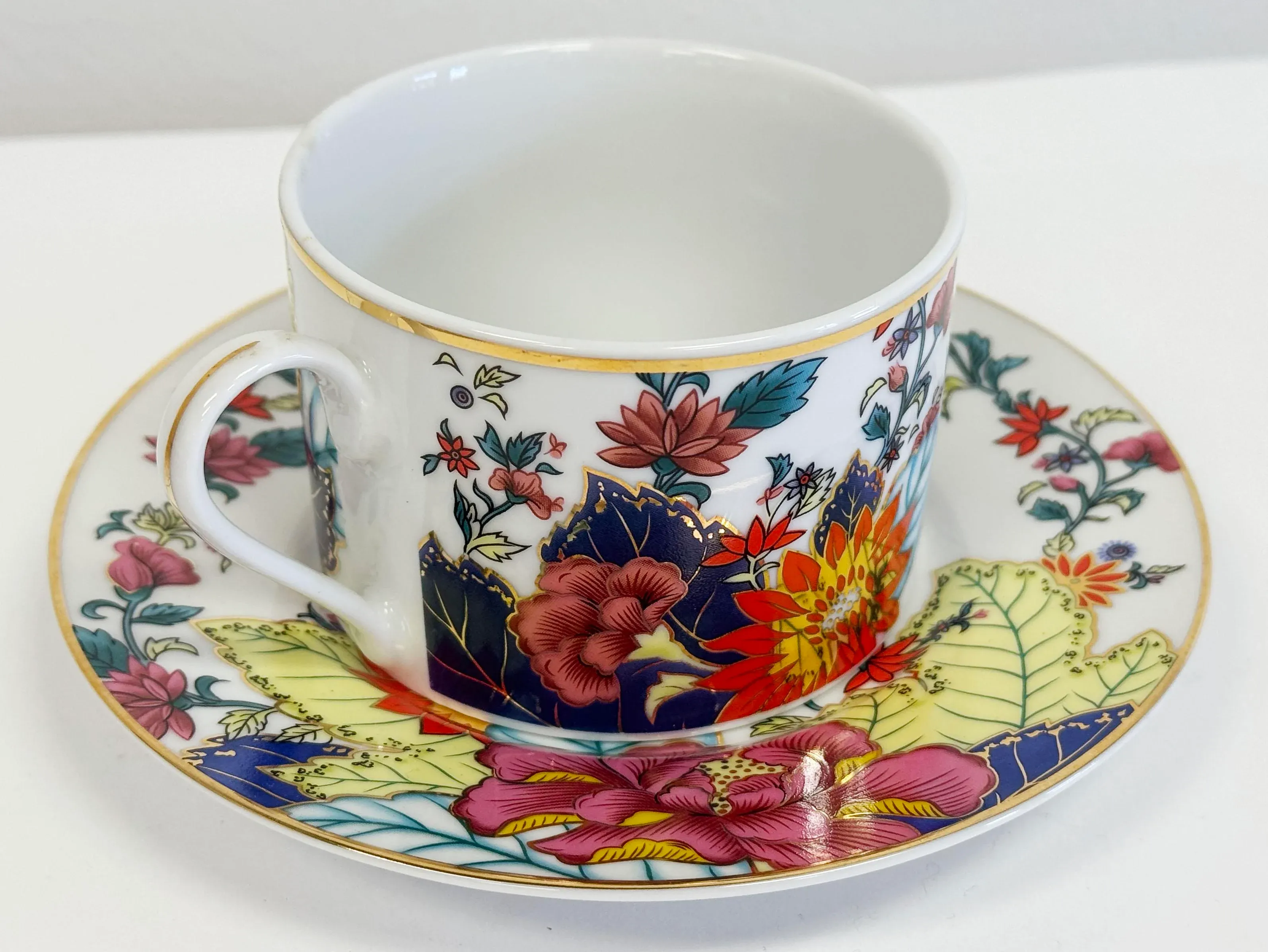 Vintage Tobacco Leaf Imperial Leaf China 5 Piece Place Setting
