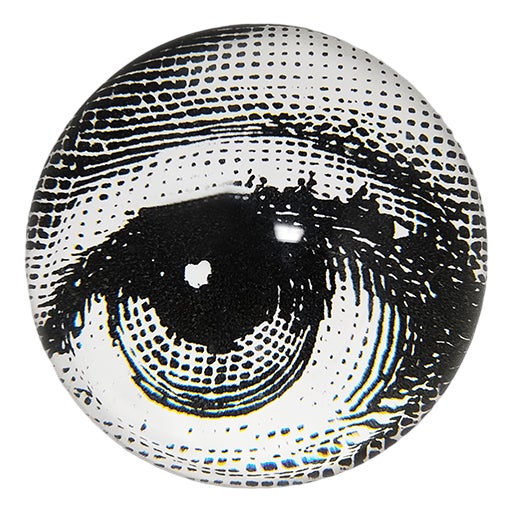 Crystal Paperweight Sphere by Piero Fornasetti, Italy, 1970s For Sale