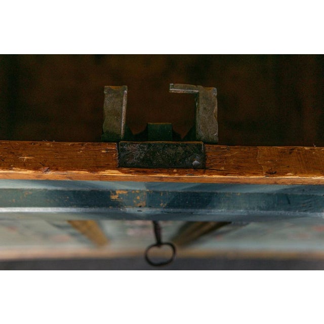 Large Antique Softwood Chest For Sale - Image 11 of 18