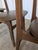 Vintage Wooden Dining Chairs with Brown Leather Seats, 1970s, Set of 3 For Sale - Image 15 of 18