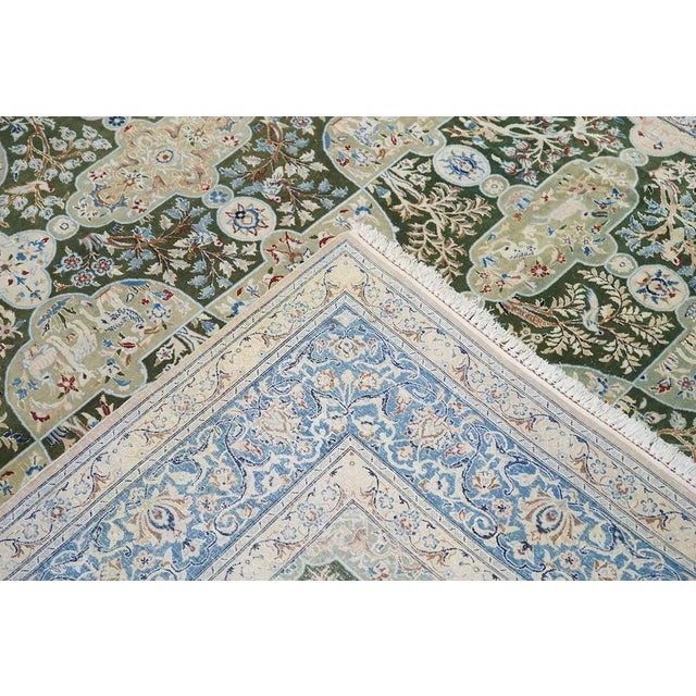 Vintage Nain Habibian Rug 5'5'' X 8'3'' For Sale - Image 10 of 11