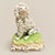 Antique Dresden Germany Porcelain Poodle With Applied Floral Encrustation For Sale In Naples, FL - Image 6 of 7