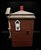 1980s Vintage 1980s Painted Lady Victorian House Ceramic Cookie Jar For Sale - Image 5 of 12
