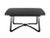 Wood Mid-Century Modern Black Lacquer X-Base Dining Table For Sale - Image 7 of 8