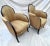 Art Deco Pair of French Art Deco Bergere Chairs in the Style of Paul Follot For Sale - Image 3 of 12