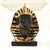 Vintage Italian Ceramic Pharaoh Table Lamps, 1980s, Set of 2 For Sale - Image 9 of 11
