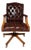English Chesterfield-Style Swivel Chair For Sale