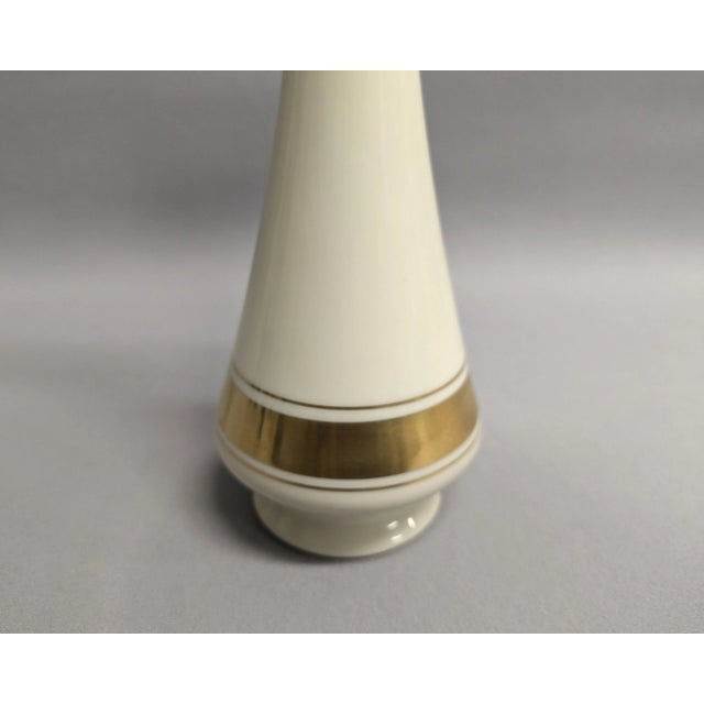 Ceramic Vintage Lenox Minaret Bud Vase For Sale - Image 7 of 8