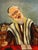 Maurice Kish, The Preacher Rabbi "Der Maggid" Judaica Oil Painting WPA Jewish artist For Sale - Image 4 of 7