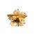 Metal Vintage Tiffany & Co. 18k Yellow Gold Sea Anemone Pin Brooch For Sale - Image 7 of 8