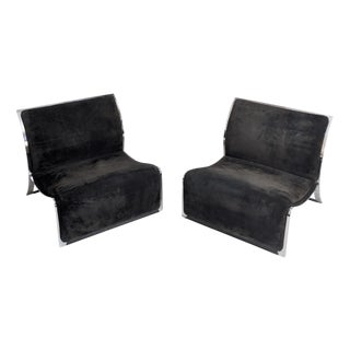 Lounge Chairs by Vittorio Introini for Saporiti, 1960s, Set of 2 For Sale