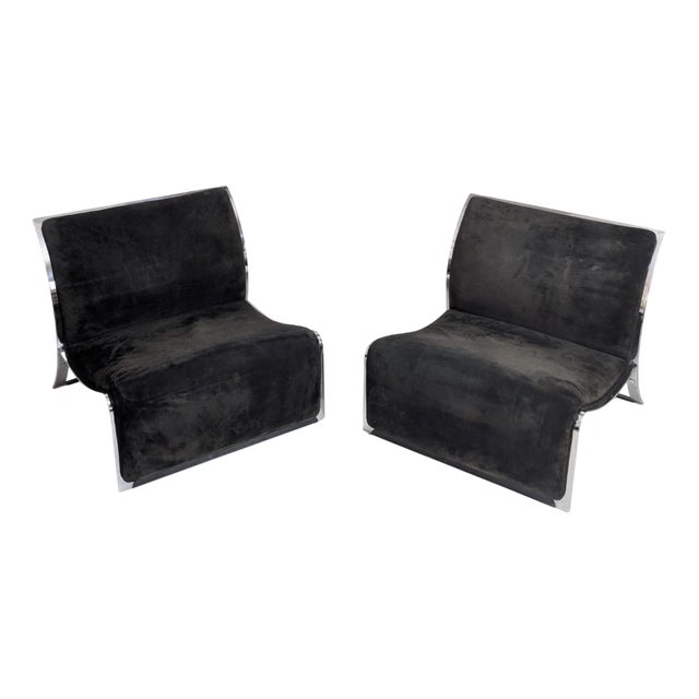 Lounge Chairs by Vittorio Introini for Saporiti, 1960s, Set of 2 For Sale