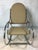 Chrome 1970s Post Modern Tubular Chrome Rocker Rocking Chair Manner of Maison Jansen Pair Available For Sale - Image 8 of 11