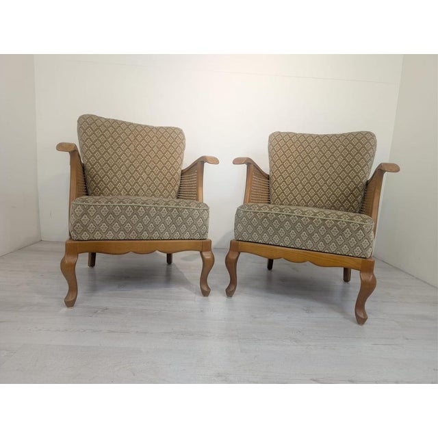 Chippendale Lounge Chair with Raffia For Sale - Image 4 of 15