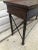 Vintage Regency Style Dark Stained Metal Base Console Table For Sale In Washington DC - Image 6 of 17