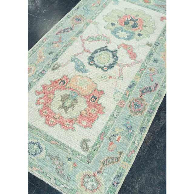 Beige Turkish Oushak Rug 2'10" x 5' #20228 For Sale - Image 8 of 8