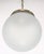Mid 20th Century Mid Century Modern Frosted Glass Globe Chain Pendant Light For Sale In New York - Image 6 of 9