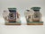 1920s Vintage Chinoiserie Elephant Bookends as Miniature Pedestals in the style of Sancai, 1920s, Set of 2 For Sale - Image 5 of 10