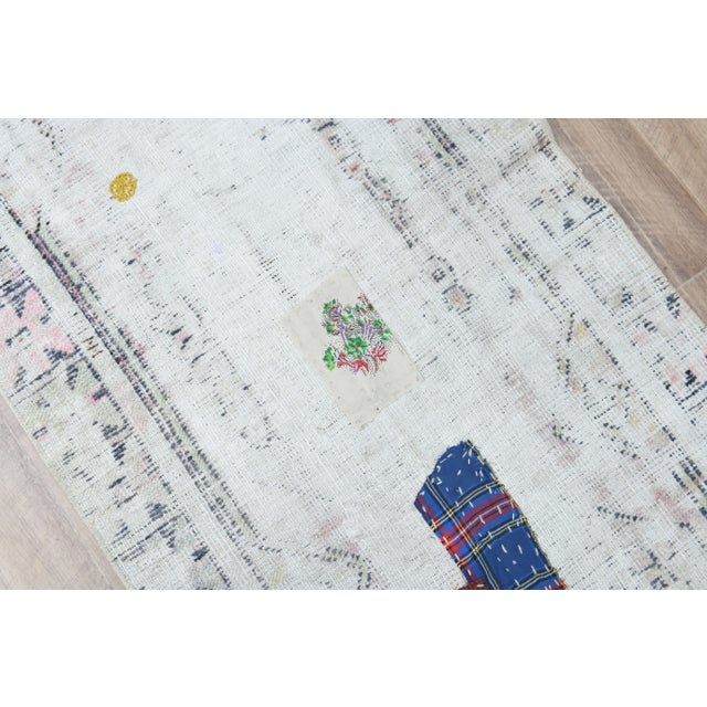 Beige 1970s Turkish Oushak Handmade Wool Cotton Beige Runner Rug For Sale - Image 8 of 11