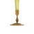 Art Nouveau 20th Century l.c. Tiffany Favrile Glass and Gilt Bronze Trumpet Vase, No. 1043 For Sale - Image 3 of 10