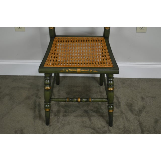 Hitchcock Andrew Jackson's Hermitage Limited Edition Hand Painted Side Chairs (B) - a Pair For Sale - Image 11 of 13