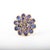 6.26 Ct Tanzanite Flower Shape Cocktail Ring Size 7 (All Sizes Available) For Sale - Image 4 of 12