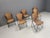 Wood Abanica Chairs in Wicker attributed to Oscar Tusquets for Aleph, 1990s, Set of 6 For Sale - Image 7 of 12