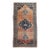 19th Century Persian Bidjar Gallery Rug, Hand-Knotted Wool, Geometric Pattern, Brick-Red & Navy,7x15 For Sale