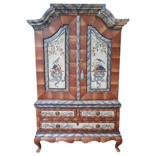 Late 18th Century Scandinavian Painted Wardrobe For Sale