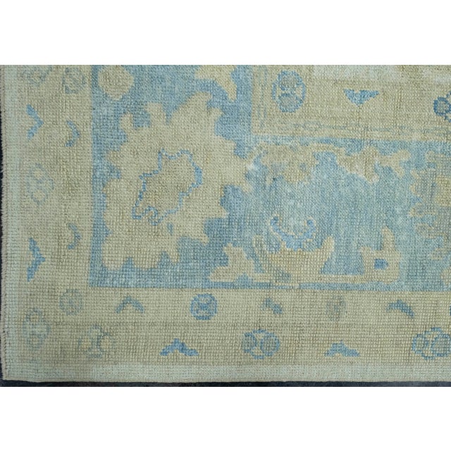 Turkish Oushak Rug 9' x 12'3" #18598 For Sale - Image 4 of 8